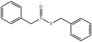 Phenylmethanethiosulfinic acid S-benzyl ester Structure