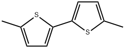 5,5′-ジメチル-2,2′-ビチオフェン 化学構造式