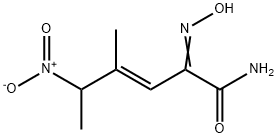 (2Z,3E)-2-(羟基亚氨基)-N-甲基-5-硝基己-3-烯酰胺, 163032-71-1, 结构式
