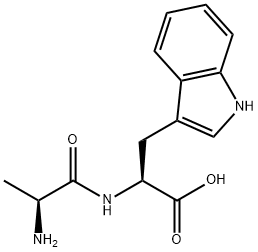 L-丙氨酰-L-色氨酸, 16305-75-2, 结构式