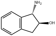 (1S,2S)-(+)-1-アミノ-2-インダノール 化学構造式