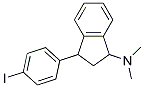 N,N-dimethyl-3-(4'-iodophenyl)-1-indanamine 结构式