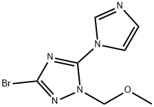 3-bromo-5-(1H-imidazol-1-yl)-1-(methoxymethyl)-1H-1,2,4-triazole Structure