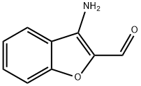2-Benzofurancarboxaldehyde,  3-amino-,163079-28-5,结构式