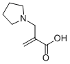 2-[(ピロリジン-1-イル)メチル]アクリル酸 化学構造式