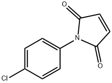 N-(4-クロロフェニル)マレインイミド 化学構造式