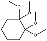 1,1,2,2-テトラメトキシシクロヘキサン 化学構造式