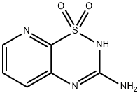 2H-Pyrido[3,2-e]-1,2,4-thiadiazin-3-amine,1,1-dioxide(9CI) Struktur