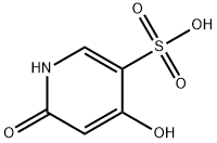 4,6-ジヒドロキシピリジン-3-スルホン酸 化学構造式