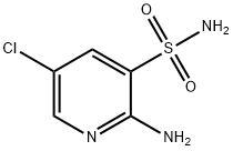 2-AMINO-5-CHLORO-3-PYRIDINESULFONAMIDE Structure