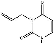 3-ALLYLPYRIMIDINE-2,4(1H,3H)-DIONE 化学構造式