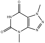 1,4-Dimethyl-1H-1,2,3-triazolo[4,5-d]pyrimidine-5,7(4H,6H)-dione,1632-29-7,结构式