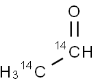 ACETALDEHYDE, [1,2-14C] Structure