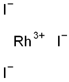 Rhodium iodide Struktur