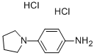 4-(1-吡咯烷)苯胺二盐酸盐, 163260-77-3, 结构式