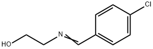 2-(4-Chlorobenzylideneamino)ethanol Structure