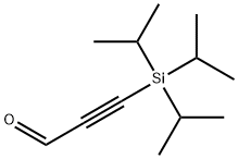 3-(三异丙硅基)丙炔醛, 163271-80-5, 结构式
