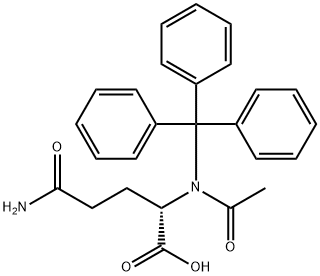 AC-GLN(TRT)-OH 化学構造式