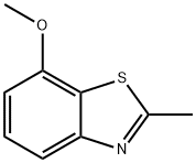 Benzothiazole, 7-methoxy-2-methyl- (9CI) 化学構造式