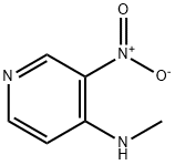 4-(メチルアミノ)-3-ニトロピリジン 化学構造式
