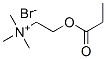 trimethyl[2-(1-oxopropoxy)ethyl]ammonium bromide 结构式