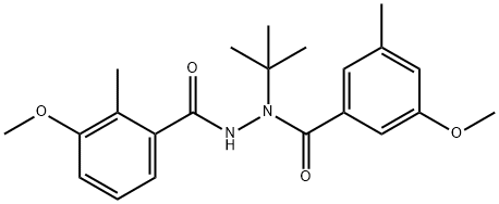 3-Methoxy-5-Methyl-benzoic acid N-tert-butyl-N'-(3-
Methoxy-2-Methyl-benzoyl)-hydrazide Structure