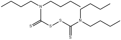 TETRA-N-BUTYLTHIURAM DISULFIDE Struktur