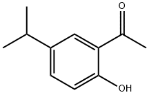 1-[2-羟基-5-(1-甲基乙基)苯基]乙酮,1634-36-2,结构式