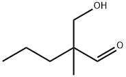 2-Hydroxymethyl-2-methylpentanal,1634-71-5,结构式