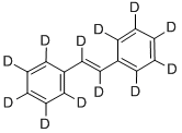 TRANS‐スチルベン‐D12 化学構造式