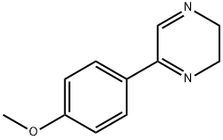 5-(4-Methoxyphenyl)-2,3-dihydropyrazine Struktur