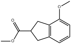 4-Methoxy-indan-2-carboxylic acid methyl ester Structure