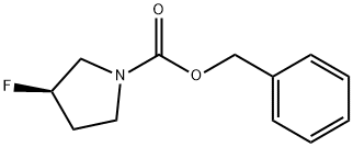 N-CBZ-3-(R)-氟吡咯烷 结构式