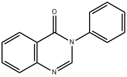 3-フェニル-4-[3H]キナゾリノン 化学構造式