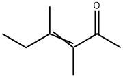 3,4-DIMETHYLHEX-3-EN-2-ONE,1635-02-5,结构式