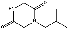 2,5-Piperazinedione,1-isobutyl-(8CI),16350-84-8,结构式