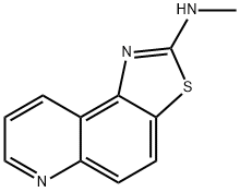 Thiazolo[4,5-f]quinoline, 2-(methylamino)- (8CI) 结构式