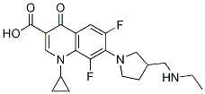 3-Quinolinecarboxylic acid, 1-cyclopropyl-7-[3-[(ethylaMino)Methyl]-1-pyrrolidinyl]-6,8-difluoro-1,4-dihydro-4-oxo-|