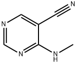 5-Pyrimidinecarbonitrile, 4-(methylamino)- (8CI,9CI),16357-70-3,结构式