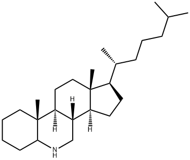 6-Azacholestane Struktur