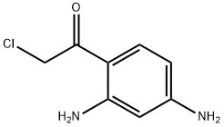 Ethanone, 2-chloro-1-(2,4-diaminophenyl)- (9CI) 化学構造式