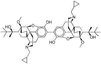 163597-04-4 [2,2'-Bi-6,14-ethenomorphinan]-7,7'-dimethanol,17,17'-bis(cyclopropylmethyl)-a,a'-bis(1,1-dimethylethyl)-4,5:4',5'-diepoxy-18,18',19,19'-tetrahydro-3,3'-dihydroxy-6,6'-dimethoxy-a,a'-dimethyl-, (aS,5a,7a)-(a'S,5'a,7'a)- (9CI)