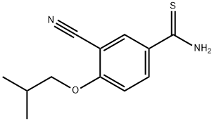 3-Cyano-4-(2-methylpropoxy)benzenecarbothioamide|3-氰基-4-异丁氧基硫代苯甲酰胺