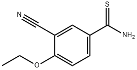 Benzenecarbothioamide, 3-cyano-4-ethoxy- (9CI),163597-58-8,结构式