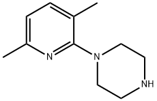 Piperazine, 1-(3,6-dimethyl-2-pyridinyl)- (9CI) Struktur