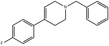 1-BENZYL-4-(4-FLUOROPHENYL)-1,2,3,6-TETRAHYDROPYRIDINE Structure