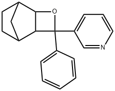 3-(4-Phenyl-3-oxatricyclo[4.2.1.02,5]non-4-yl)pyridine Structure