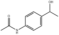 N-(4-(1-羟乙基)苯基)乙酰胺,16375-92-1,结构式