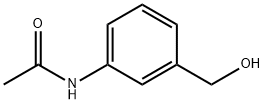 N-(3-(hydroxyMethyl)phenyl)acetaMide 化学構造式