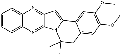 5,6-DIHYDRO-2,3-DIMETHOXY-6,6-DIMETHYLBENZ[7,8]INDOLIZINO[2,3-B]QUINOXALINE